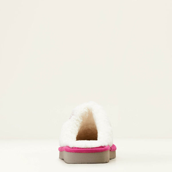 Ariat Womens Jackie Very Berry Pink Square Toe Slippers