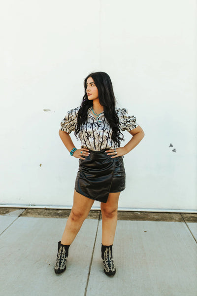 RUSTIC RIBBONS BLOUSE