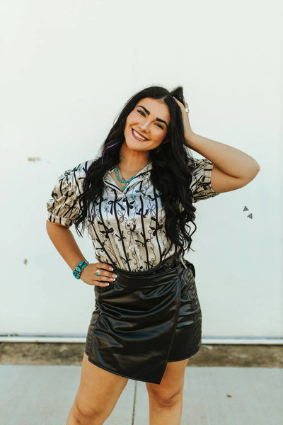 RUSTIC RIBBONS BLOUSE