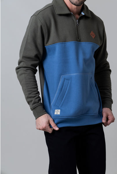 KIMES RANCH DIAMOND HEAD SWEATSHIRT-ARMY