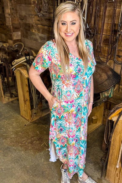 PINK SKIES MAXI DRESS