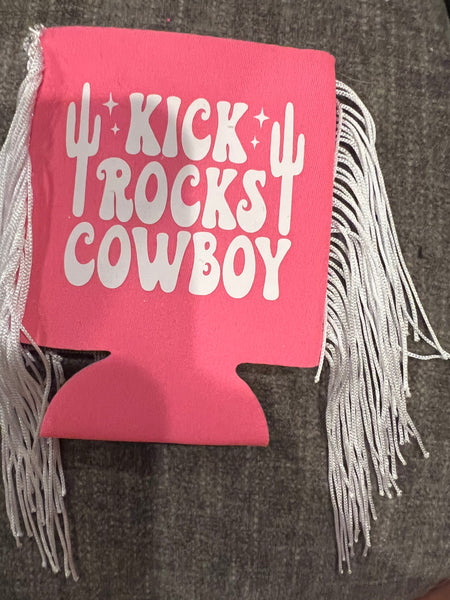 Western Fringe Can Coolers