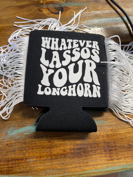 Western Fringe Can Coolers