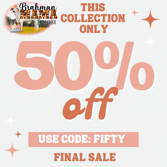 Everything 50% OFF!