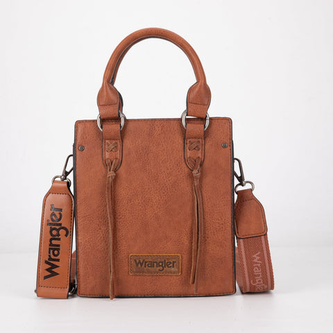 Wrangler North South Mini Tote/Crossbody -Brown