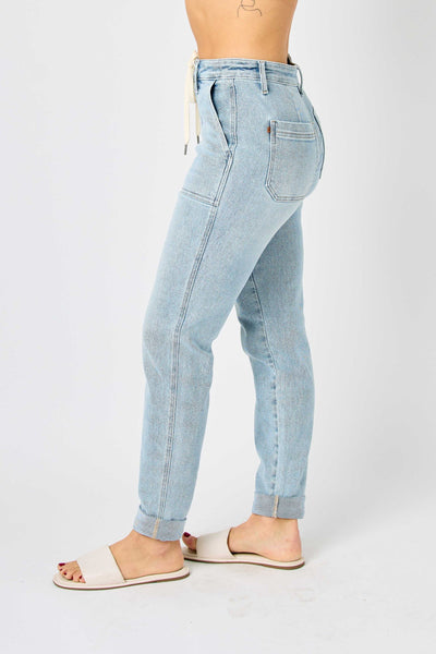 Judy Blue HIGH WAIST VINTAGE DOUBLE CUFF JOGGER