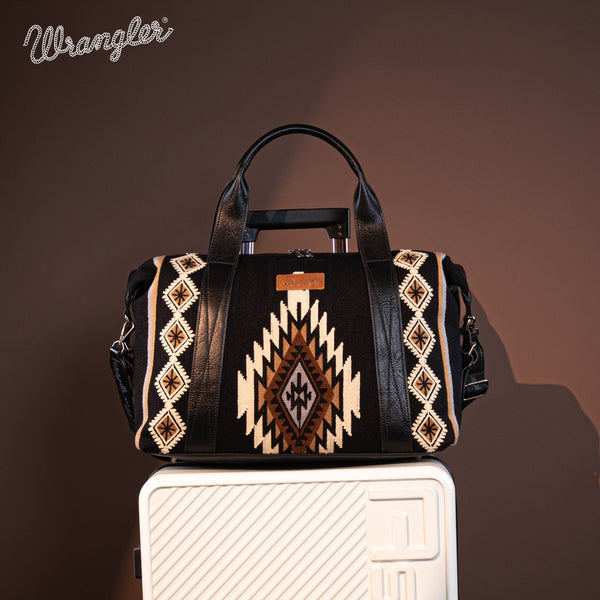 Wrangler Southwestern Print Duffle Bag