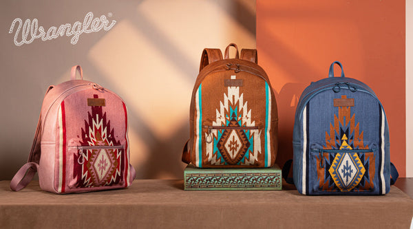 Wrangler Aztec Knitted Backpack