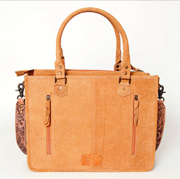 PREORDER: American Darling Tote Embossed Genuine Western Leather Women Bag