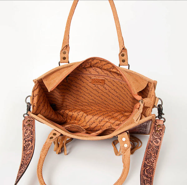 PREORDER: American Darling Tote Embossed Genuine Western Leather Women Bag