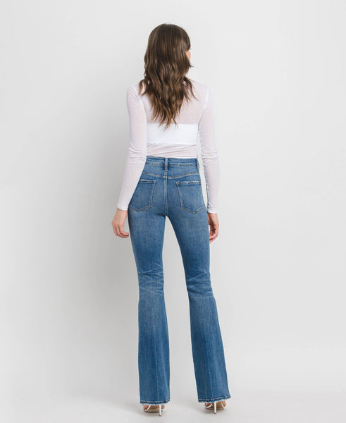 FLYING MONKEY HIGH RISE FULL LENGTH BOOTCUT JEANS