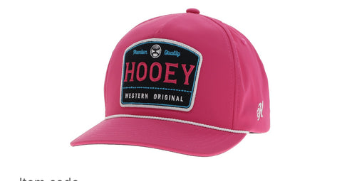 “Trip” Hooey, Pink Trucker with Black / White / Pink Patch