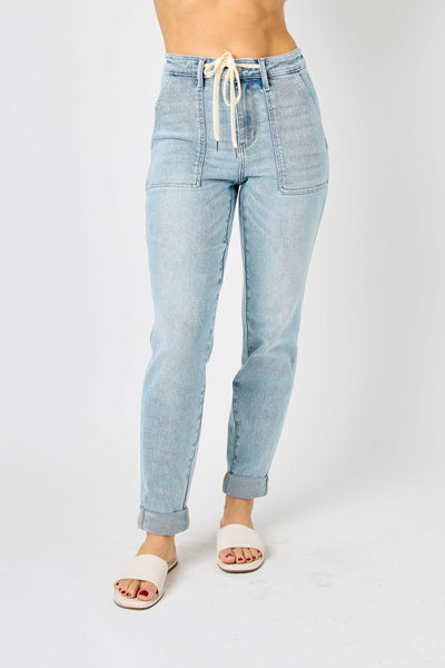 Judy Blue HIGH WAIST VINTAGE DOUBLE CUFF JOGGER