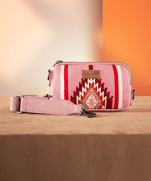 WRANGLER AZTEC KNITTED MINI CROSSBODY