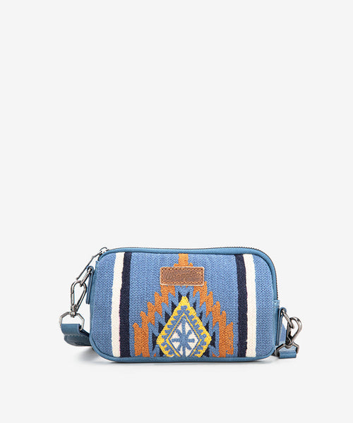 WRANGLER AZTEC KNITTED MINI CROSSBODY