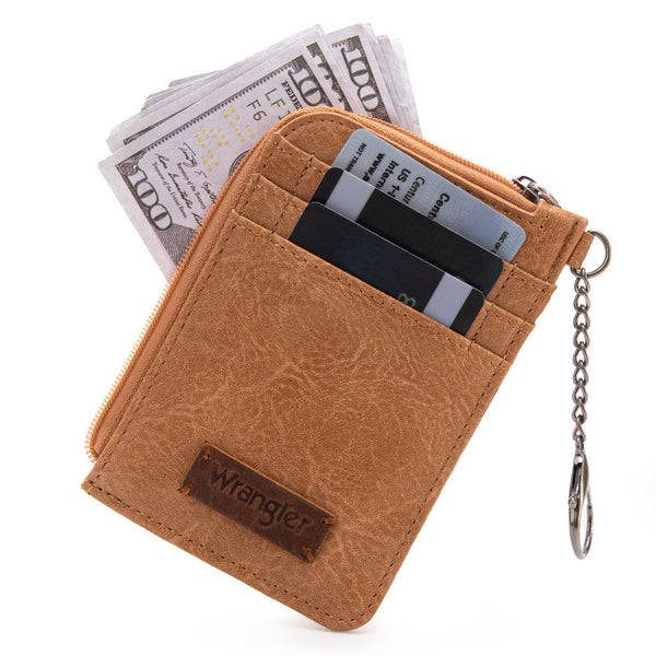 Wrangler Mini Zip Card Case