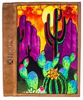 Blazing Sunsets Hooey Notebook Cover Multi-Color Scene Cover with Tan Hooey Logo on Binding