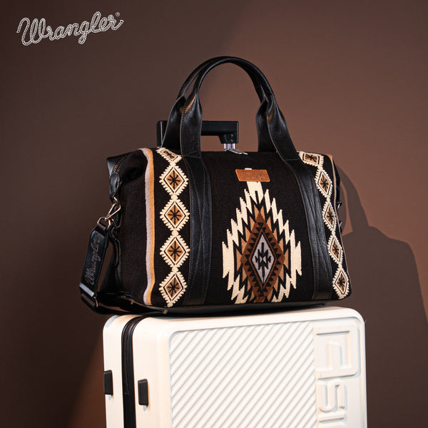 Wrangler Southwestern Print Duffle Bag