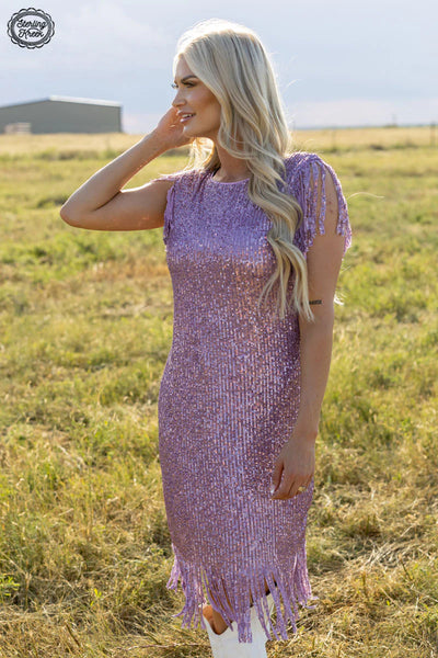 NIGHT LIFE DRESS LILAC