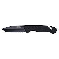 JUSTIN 3 IN 1 TACTICAL KNIFE MATTE BLACK