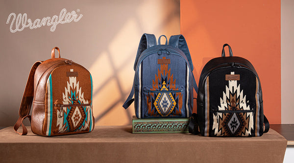 Wrangler Aztec Knitted Backpack