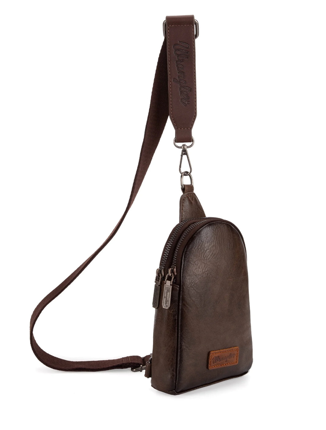 Wrangler Sling Bag/Crossbody/Chest Bag - Dark Brown