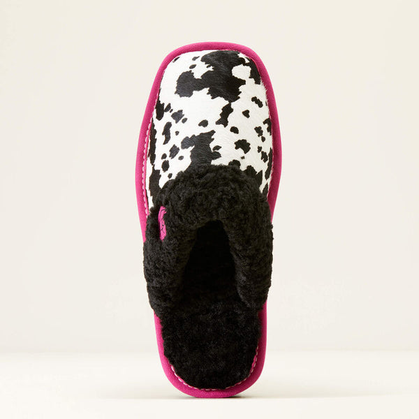 ARIAT PINK PONY JACKIE SQUARE TOE SLIPPERS