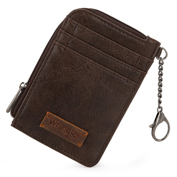 Wrangler Mini Zip Card Case