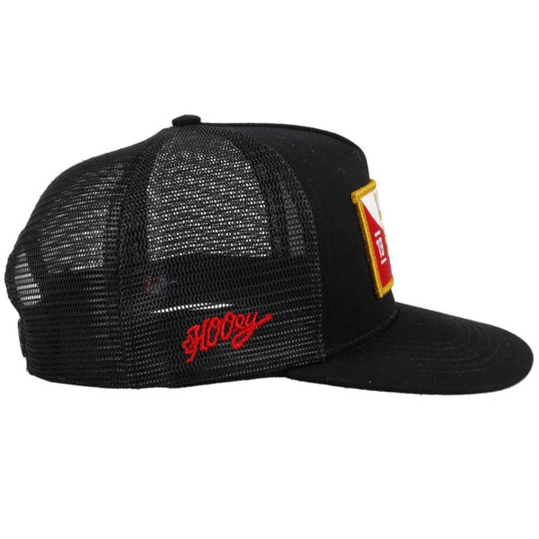 HOOEY AMERICAN MADE "LONE STAR" BLACK PATCH TRUCKER HAT