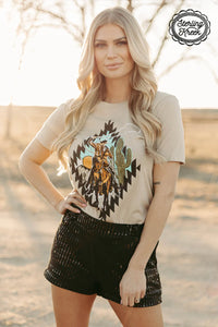 COWBOY RIDES AWAY TEE