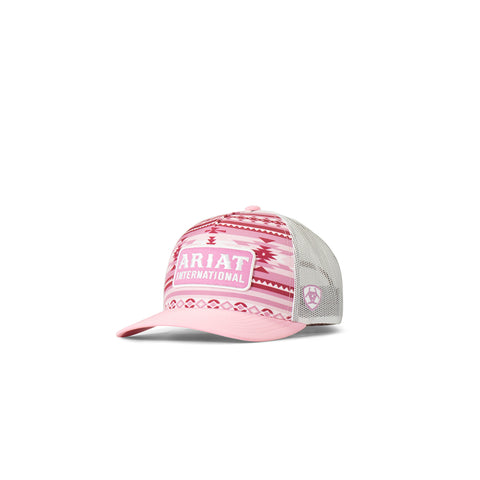 Ariat Ladies Cap Southwestern Pattern Pink