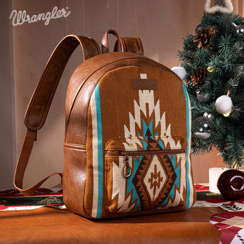 Wrangler Aztec Knitted Backpack