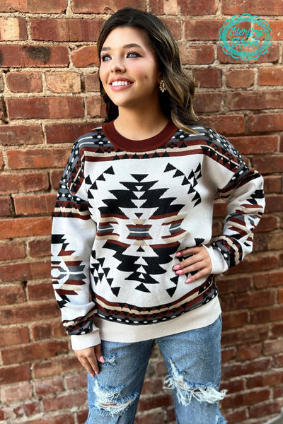 LEAN ON ME KNIT SWEATER