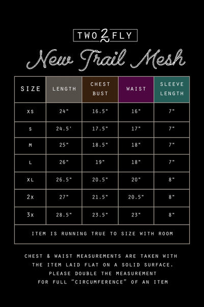2 FLY CO. NEW TRAIL MESH