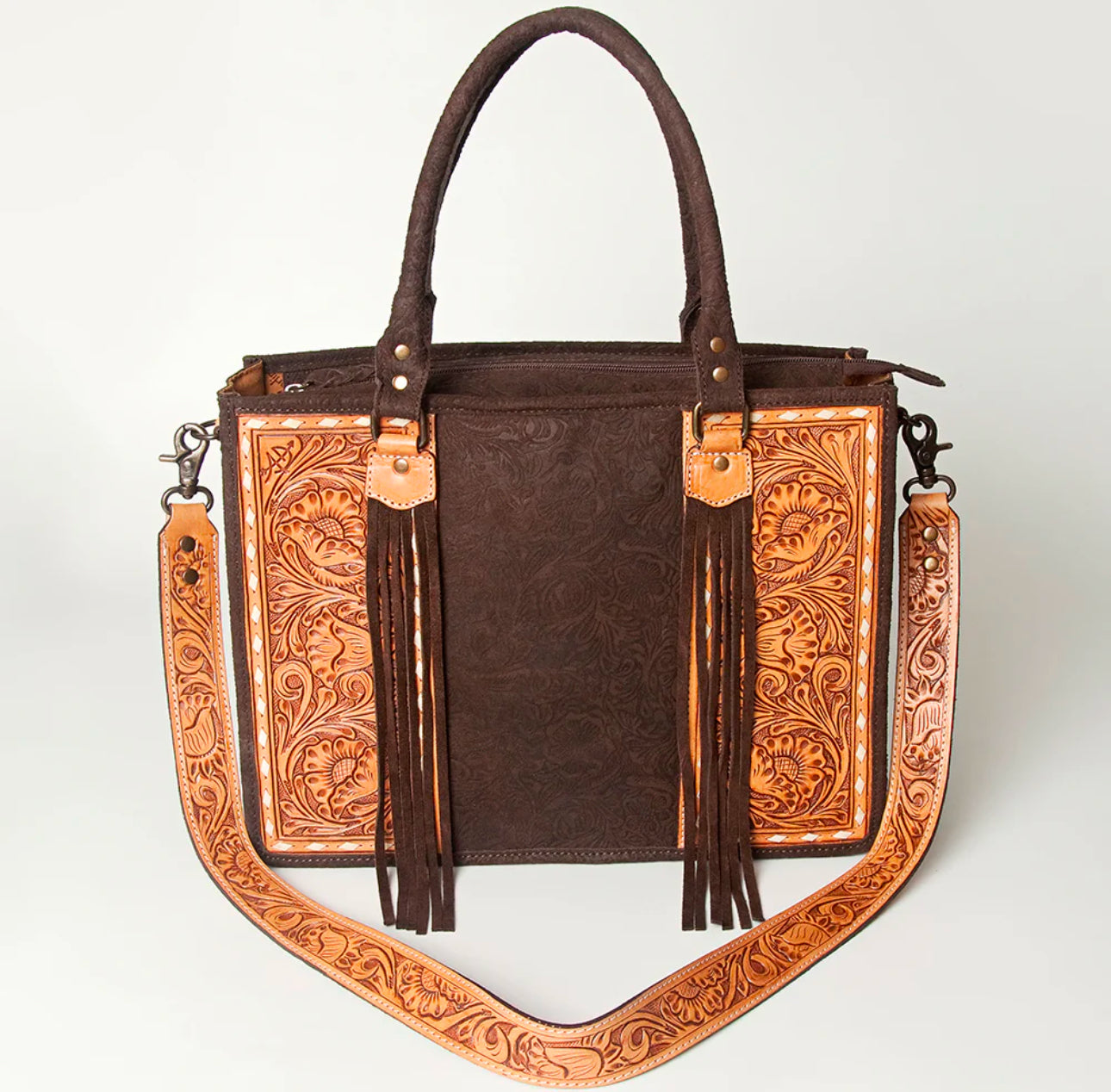 PREORDER: American Darling Tote Embossed Genuine Western Leather Women Bag