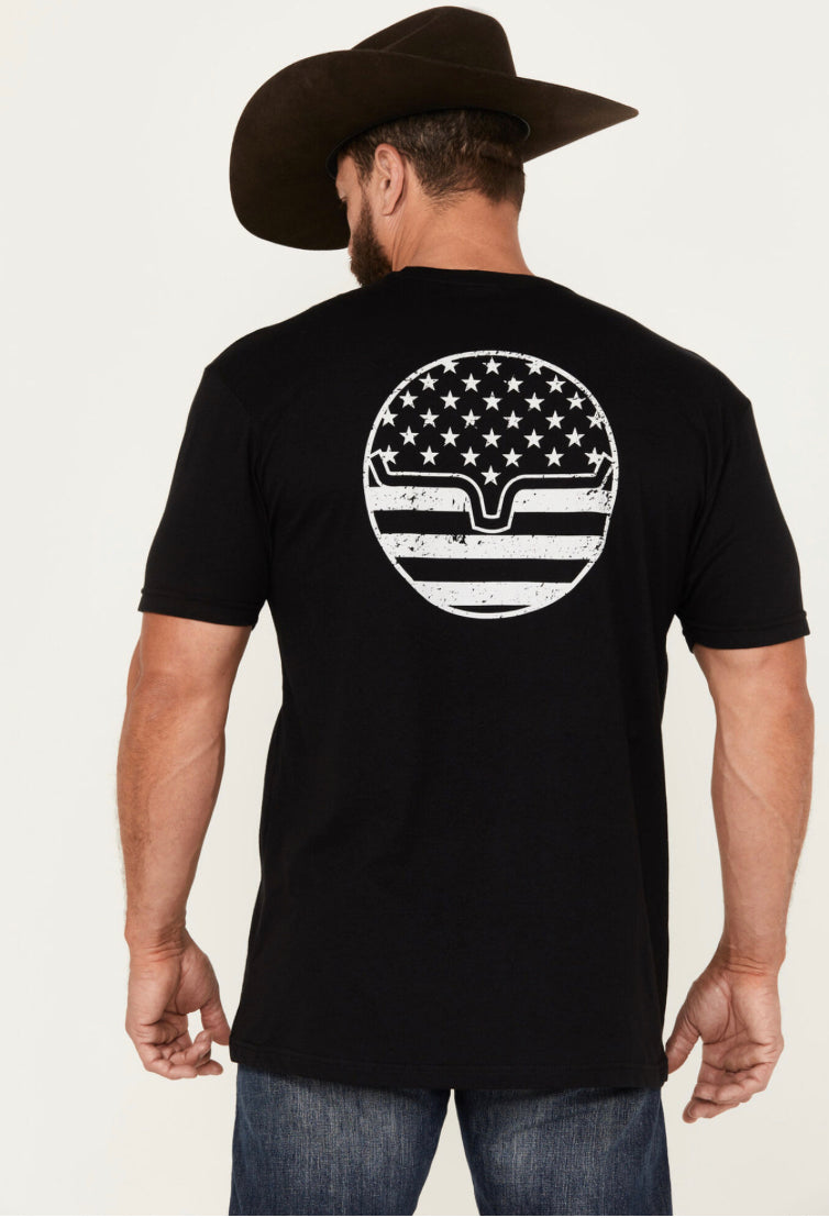 Kimes Ranch Men's Bullseye T-Shirt Black
