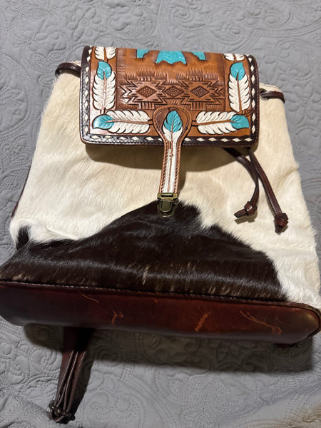 THUNDERBIRD COWHYDE BACKPACK
