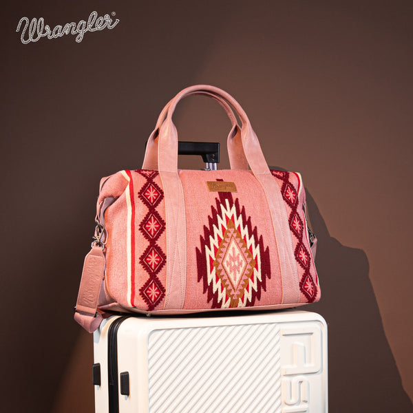 Wrangler Southwestern Print Duffle Bag