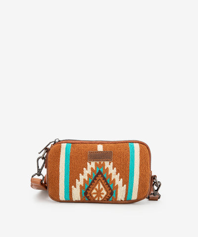 WRANGLER AZTEC KNITTED MINI CROSSBODY