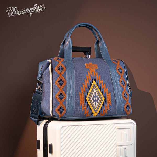 Wrangler Southwestern Print Duffle Bag