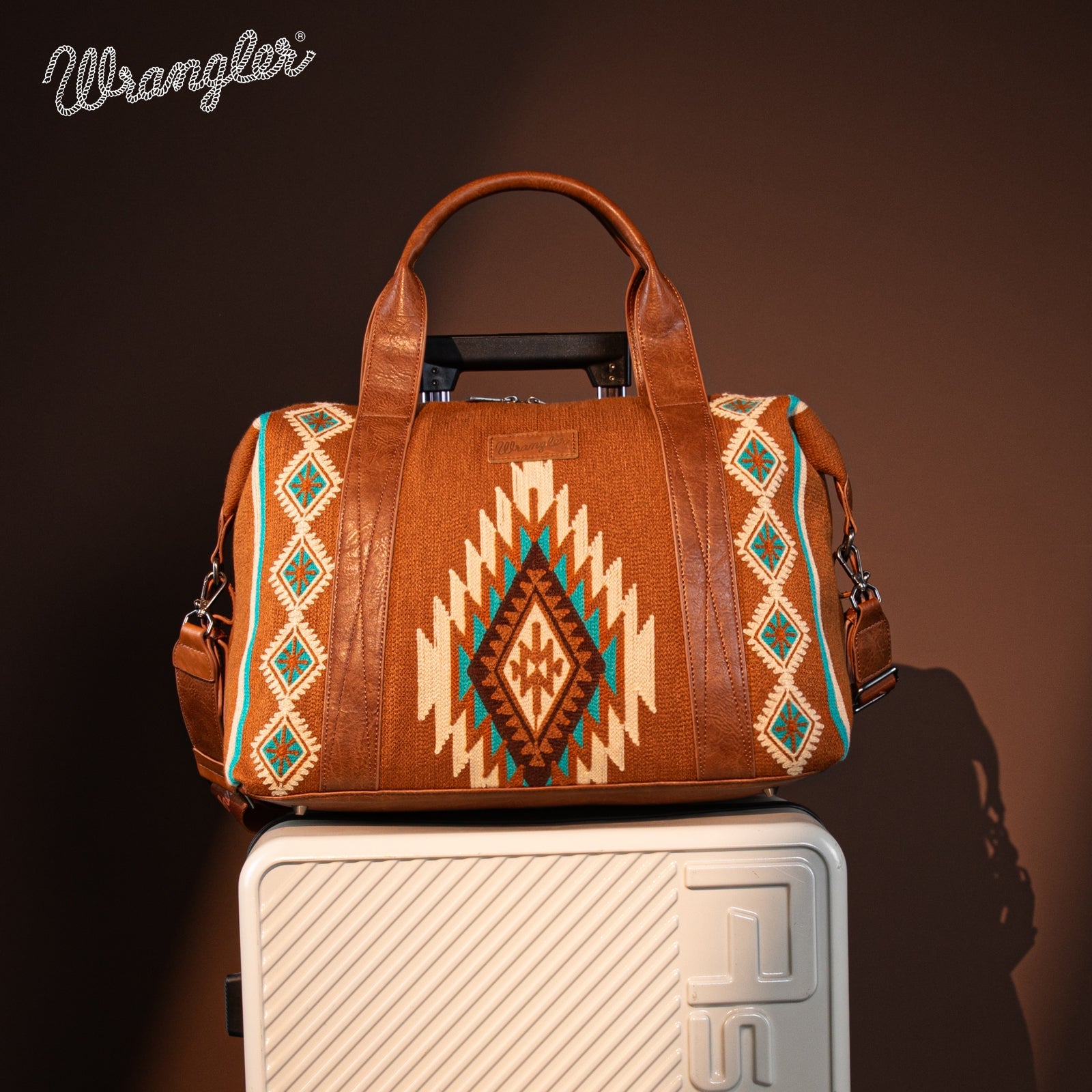 Wrangler Southwestern Print Duffle Bag