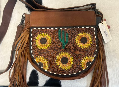 AMERICAN DARLING SUNFLOWER CACTUS PURSE