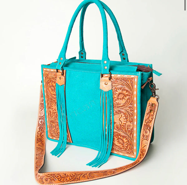 PREORDER: American Darling Tote Embossed Genuine Western Leather Women Bag