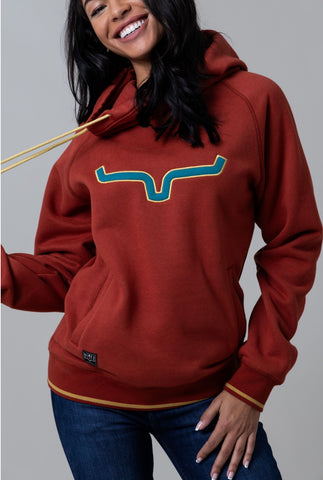 Kimes Ranch Two Scoops Hoodie-Rust