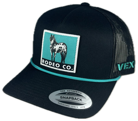 VEXIL BRAND Rodeo Co. - Painted Bronc - Black/Black Mesh