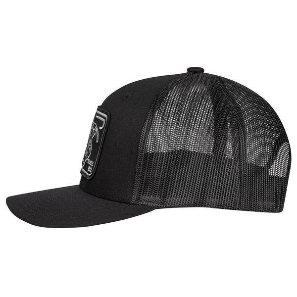 Lazy J Ranch Black Elevation Mid Profile Trucker Hat