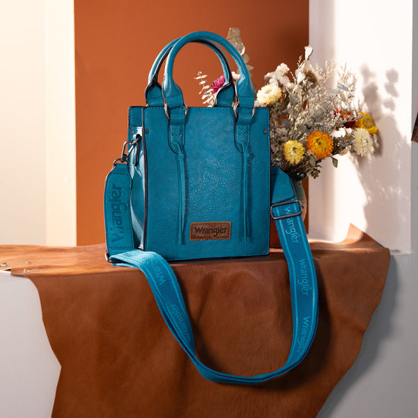 Wrangler North South Mini Tote/Crossbody -Turquoise