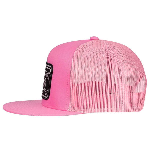 Lazy J Ranch Pink Black Elevation Classic Five Panel Trucker Hat