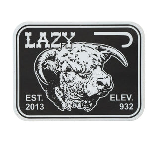 Lazy J Ranch Black Elevation Sticker