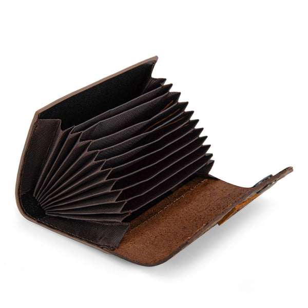 Wrangler Floral Tooled Card Holder -Khaki